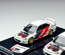 Load image into Gallery viewer, MH 1:64 White Gold Rims Lancer EVO IV 4 GSR Sports Model Diecast Metal Car New Collection