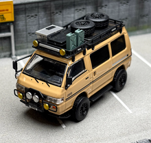 Load image into Gallery viewer, Autobots 1:64 Yellow 4WD Delica L300 Camper Van Model Diecast Metal Car