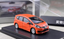 Load image into Gallery viewer, SW 1:64 Orange Fit Jazz GE8 RS Sports Model Diecast Metal Car New Collection