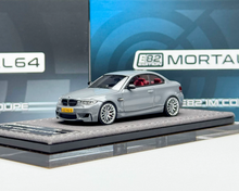 Load image into Gallery viewer, Mortal 1:64 Gray 1M Coupe E82 Sports Model Diecast Metal Car New Collection