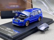 Load image into Gallery viewer, 7cm 1:64 Blue JDM Forester SG9 STI Sports Model Diecast Metal Car New Collection
