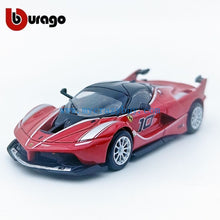 Load image into Gallery viewer, Bburago 1:64 Red FXXK #10 Racing Sports Model Diecast Metal Car New Collection