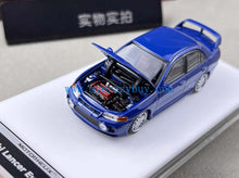 Load image into Gallery viewer, MH 1:64 Blue Lancer Evolution EVO IV 4 Sports Model Diecast Metal Car New Collection