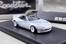 Load image into Gallery viewer, MT 1:64 White JDM Miata MX5 Rocket Bunny Sports Model Diecast Metal Car New Collection