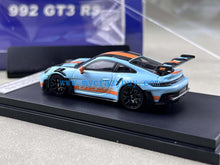 Load image into Gallery viewer, SW 1:64 Blue 992 GT3 RS Sports Model Diecast Metal Car New Collection