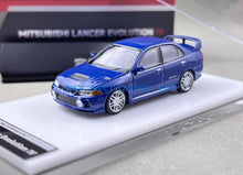 Load image into Gallery viewer, MH 1:64 Blue Lancer Evolution EVO IV 4 Sports Model Diecast Metal Car New Collection