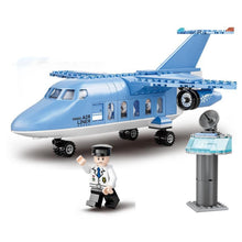 Load image into Gallery viewer, 213PCS MOC City Airliner Air Bus Plane Figure Model Toy Building Block Brick Gift Kids Compatible Lego