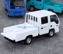 Load image into Gallery viewer, Model1 1:64 White JDM Isuzu ELF Double Cabin Truck Model Metal Diecast Car New Collection