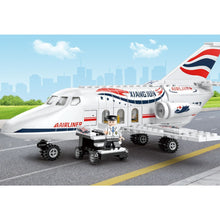 Load image into Gallery viewer, 214PCS MOC City Airliner Air Bus Plane Figure Model Toy Building Block Brick Gift Kids Compatible Lego