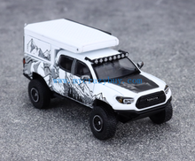 Load image into Gallery viewer, GCD 1:64 White TACOMA Camper Pickup ORV Sports Model Diecast Metal Car New Collection