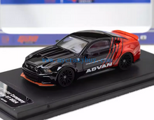 Load image into Gallery viewer, DCM 1:64 2014 Black Advan Mustang GT Sports Model Diecast Metal Car New Collection