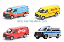 Load image into Gallery viewer, 596Model 1:64 Express 3500 Delivery Van Police Model Diecast Metal Car New
