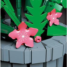 Load image into Gallery viewer, 698PCS MOC Pink Butterfly Orchid Phalaenopsid Flower Potting Model Toy Building Block Brick Gift Kids Compatible lego Display Decorate