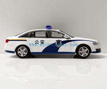 Load image into Gallery viewer, Masdi 1:64 White Police A6L C6 Classic Sedan Sport Model Diecast Metal Car New Collection