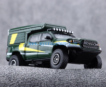 Load image into Gallery viewer, GCD 1:64 Green TACOMA Camper Pickup ORV Sports Model Diecast Metal Car New Collection