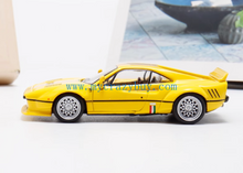 Load image into Gallery viewer, HM 1:64 Yellow Stripe 288 GTO Widebody Sports Model Diecast Metal Car New Collection