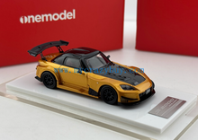 Load image into Gallery viewer, Onemodel 1:64 Gold JDM S2000 JS Racing Sports Model Diecast Resin Car New Collection