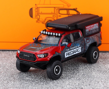 Load image into Gallery viewer, GCD 1:64 Red TACOMA Camper Pickup ORV Sports Model Diecast Metal Car New Collection