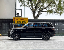 Load image into Gallery viewer, WHELART 1:64 2018 Black Range Rover Sports SUV Model Diecast Metal Car New Collection