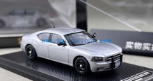 Load image into Gallery viewer, Rollin 1:64 2008 Silver Charger Police Muscle Model Diecast Metal Car New Collection