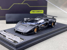 Load image into Gallery viewer, PSC 1:64 HEC Black LP800-4 Racing Sports Model Diecast Metal Car New Collection