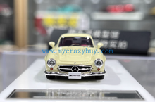 Load image into Gallery viewer, MY64 1:64 Ivory 1996 AMG 300SL Classic Sports Model Diecast Resin Car New Collection