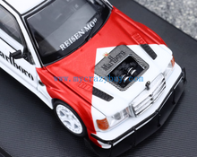 Load image into Gallery viewer, RM 1:64 Red 190E W201 Racing Sports Sedan Model Diecast Metal Car New Collection