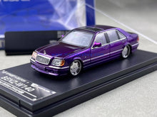 Load image into Gallery viewer, SW 1:64 Purple S600 W140 Classic Sedan VIP Sports Model Diecast Metal Car New Collection