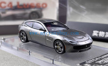Load image into Gallery viewer, PK 1:64 Gray GTC4 Lusso Coupe Racing Sports Model Diecast Metal Car New Collection