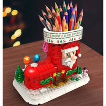 Load image into Gallery viewer, 292PCS MOC Christmas Santa Stocking Pen Holder Container Model Toy Building Block Brick Gift Kids Compatible Lego