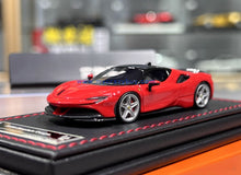 Load image into Gallery viewer, U2 1:64 Red SF90 Stradale Coupe Hard Top Sports Model Diecast Resin Car New Collection