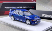 Load image into Gallery viewer, MH 1:64 Blue Lancer Evolution EVO IV 4 Sports Model Diecast Metal Car New Collection