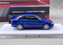 Load image into Gallery viewer, MH 1:64 Blue Lancer Evolution EVO IV 4 Sports Model Diecast Metal Car New Collection