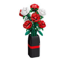 Load image into Gallery viewer, 878PCS MOC Rose Flower Potted Plants Model Toy Building Block Brick Gift Kids Compatible Lego