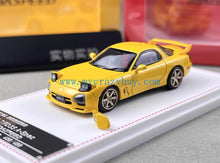Load image into Gallery viewer, FH 1:64 Yellow JDM RX7 FD3S A-Spec Speed Sports Model Diecast Metal Car New Collection