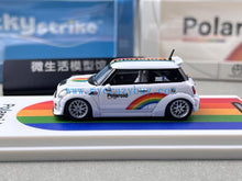 Load image into Gallery viewer, TM 1:64 Mini Cooper Rainbow Figure Sports Model Diecast Metal Car New Collection