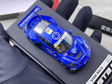 Load image into Gallery viewer, SR 1:64 Blue 911 GT3 R #15 Racing Sports Model Diecast Metal Car New Collection