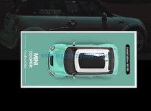 Load image into Gallery viewer, TM 1:64 Blue Green Mini Cooper Sports Model Diecast Metal Car New Collection