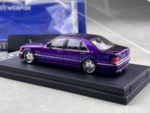 Load image into Gallery viewer, SW 1:64 Purple S600 W140 Classic Sedan VIP Sports Model Diecast Metal Car New Collection