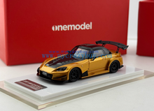 Load image into Gallery viewer, Onemodel 1:64 Gold JDM S2000 JS Racing Sports Model Diecast Resin Car New Collection