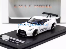 Load image into Gallery viewer, 1:64 White GTR R35 Pandem Racing Sports Model Diecast Metal Car New Collection