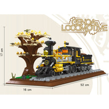 Load image into Gallery viewer, 950PCS MOC Genoa Locomotive Train Track Scene Model Toy Building Block Brick Gift Kids Compatible Lego