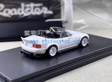 Load image into Gallery viewer, MT 1:64 White JDM Miata MX5 Rocket Bunny Sports Model Diecast Metal Car New Collection