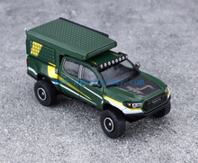 Load image into Gallery viewer, GCD 1:64 Green TACOMA Camper Pickup ORV Sports Model Diecast Metal Car New Collection