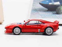 Load image into Gallery viewer, HM 1:64 Red Stripe 288 GTO Widebody Racing Sports Model Diecast Metal Car New Collection