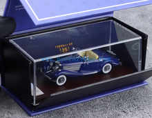 Load image into Gallery viewer, Liberty 1:64 Blue 500K Vintage Convertible Sports Model Diecast Metal Car New Collection