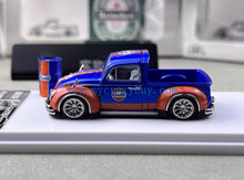 Load image into Gallery viewer, Liberty 1:64 Blue Gulf VW Beetle Pickup Truck Sports Model Diecast Metal Car