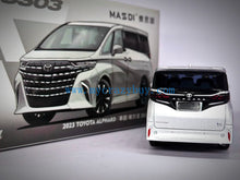 Load image into Gallery viewer, Masdi 1:64 Silver 2023 Alphard Mini Van MPV Sports Model Diecast Metal Car New Collection