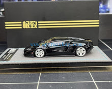 Load image into Gallery viewer, EC 1:64 Black Countach LPI800-4 Sports Model Diecast Resin Car New Collection