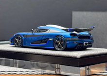 Load image into Gallery viewer, GRYNING 1:64 Matte Blue One 1 Racing Sports Model Diecast Resin Car New Collection